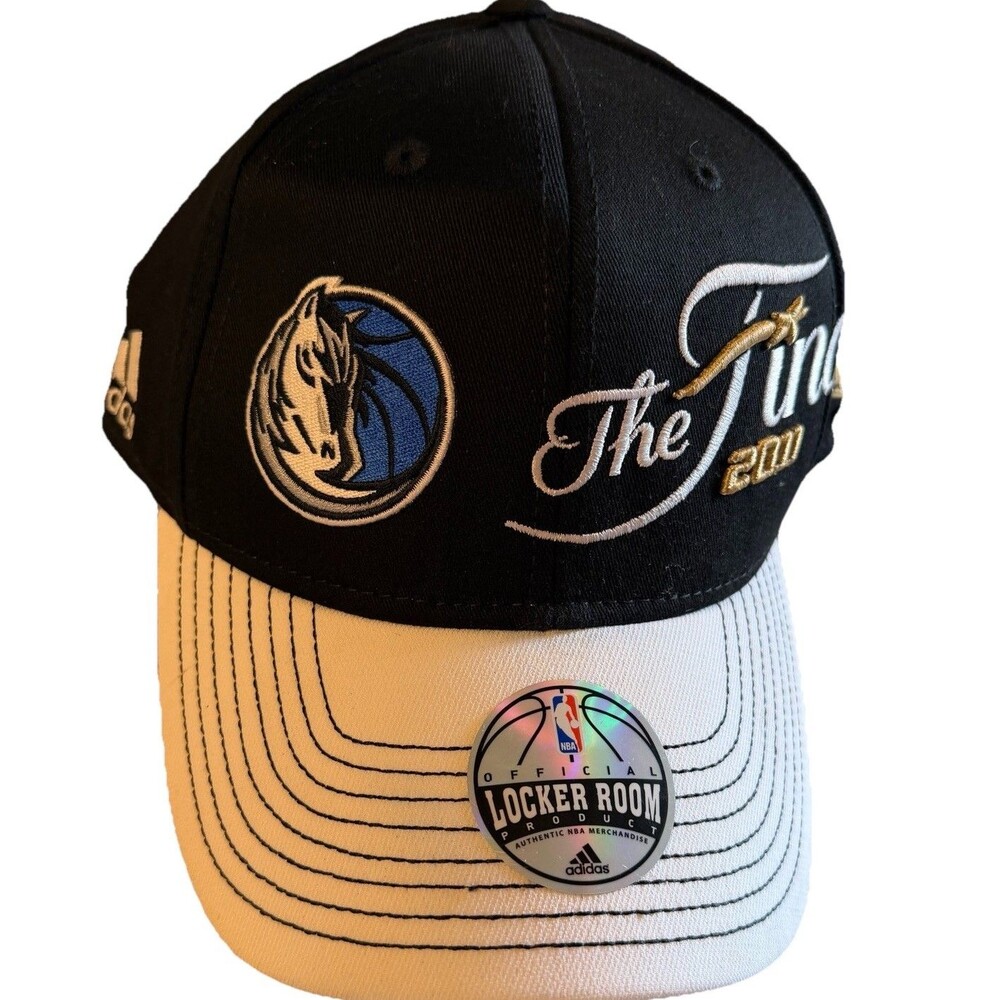 Dallas Mavericks 2011 NBA Finals Hat Adidas Locker Room Cap Climalite OSFA